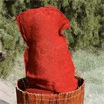 Floraworld Gartensack Classic 105x60 cm, rot,Jute, 2 Stück