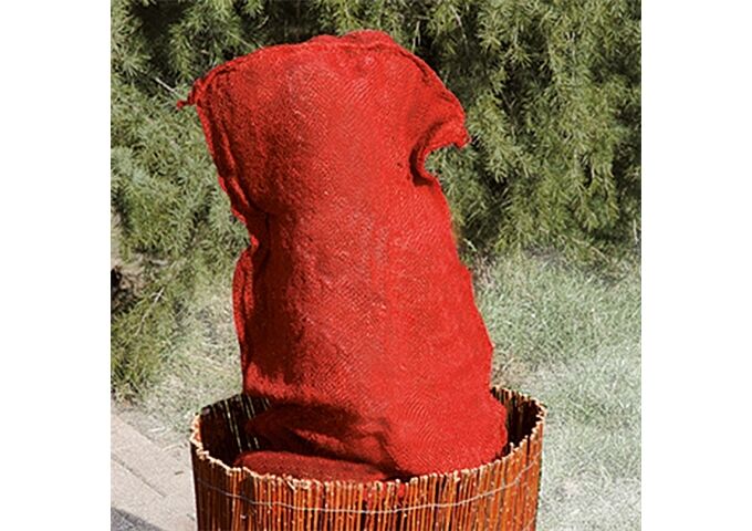 Floraworld Gartensack Classic 105x60 cm, rot,Jute, 2 Stück