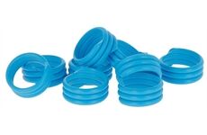 Kerbl Spiralringe,16mm, blau Kunststoff,20St/Pack