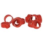 Kerbl Spiralringe, 16mm, rot, 20St/Pack,Kunststoff