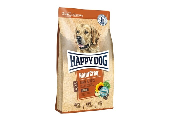 HAPPY DOG Natur-Croq Rind & Reis 4 kg