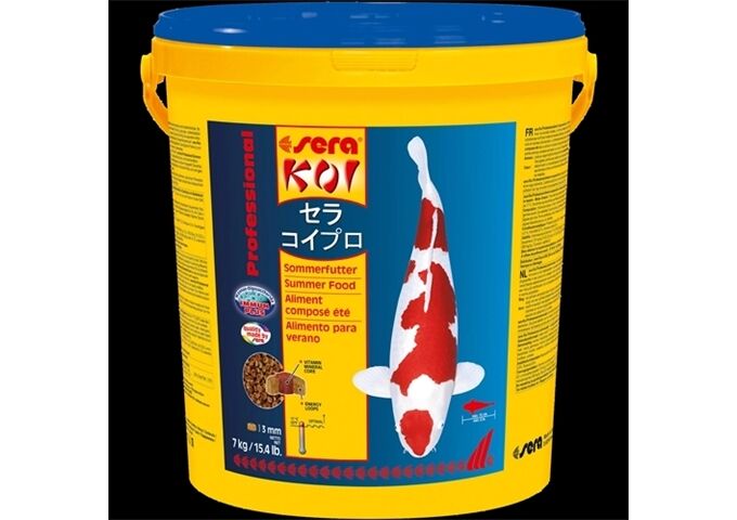 Sera sera Koi Prof. Sommerfutter Nature7 kg