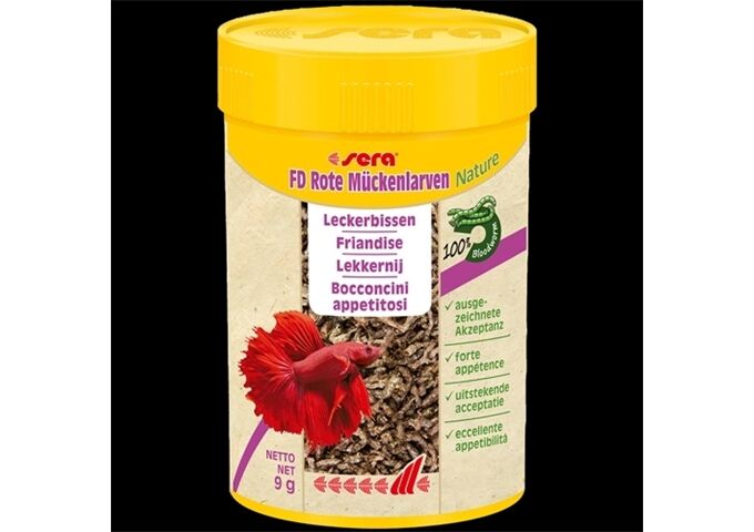 Sera sera FD Rote Mückenlarven Nature 100 ml