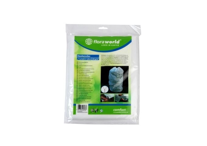 Floraworld Haubenvlies Comfort 1,6x1,3m,50g/m2,m.Reissvers.