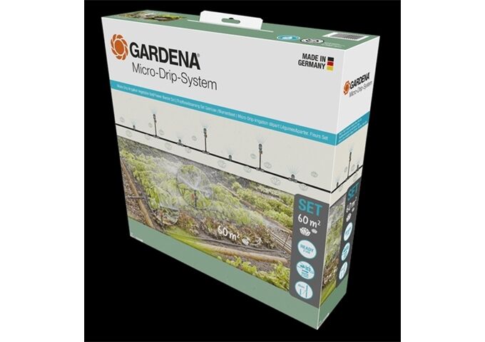 Gardena Micro-Drip-System Start Set für Gemüse & Blumenbee