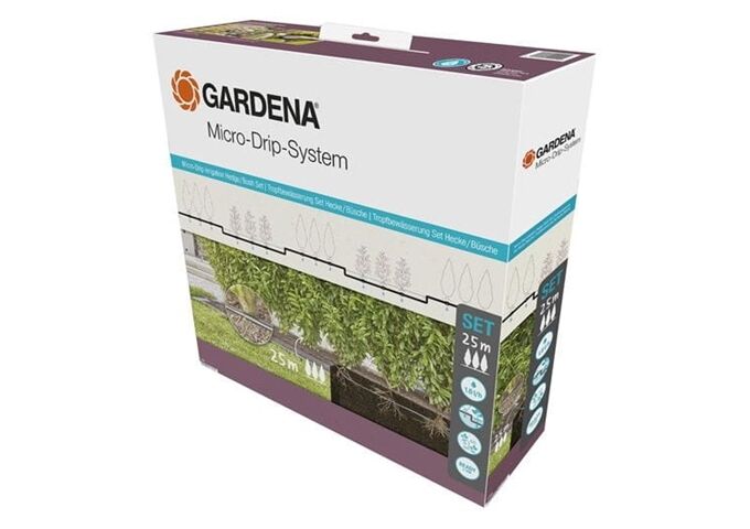 Gardena Micro-Drip-System Set Sträucher/Hecken 25 m