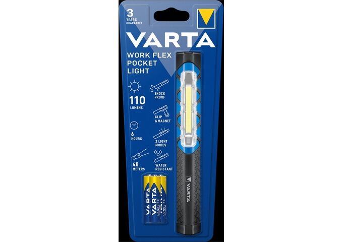 VARTA Work Flex Pocket Light 3AAA mit Batt.