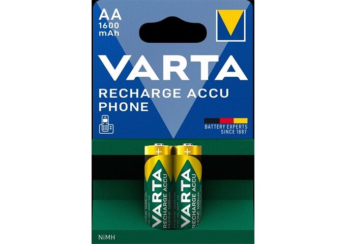 VARTA RECHARGE ACCU Phone AA 1600mAh Blister 2