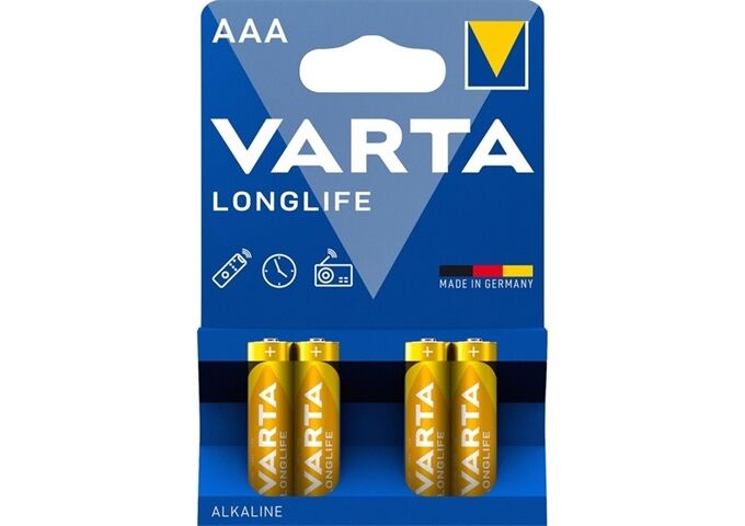 VARTA LONGLIFE AAA Blister 4 VARTALONGLIFE AAA Bli