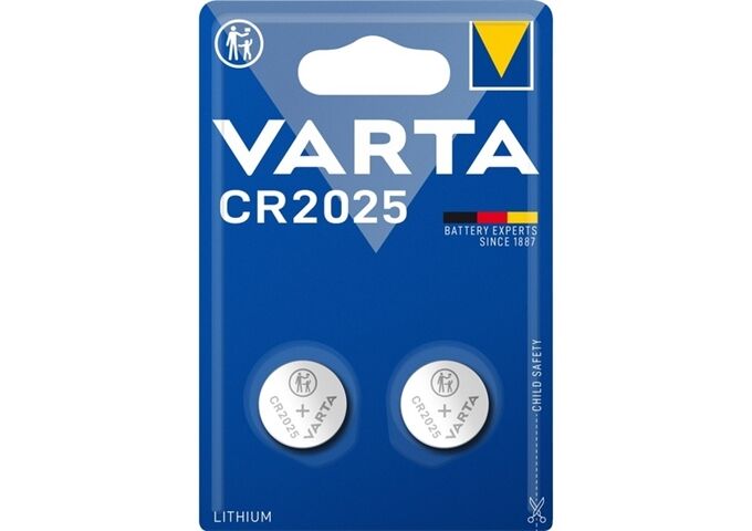 VARTA ELECTRONICS CR2025 Blister 2