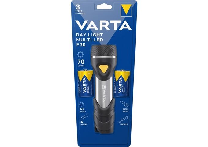 VARTA Day Light Multi LED F30 2xD Blister1