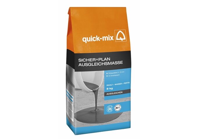 Quick-Mix Sicher + Plan Ausgleichsmasse 8 kg