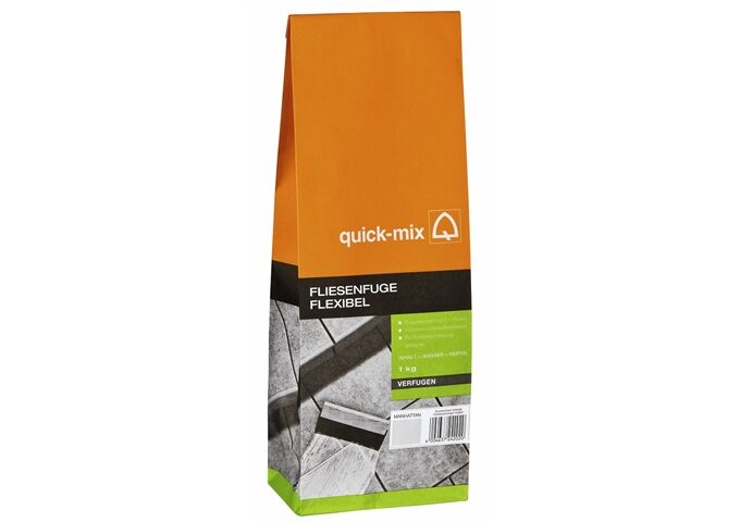 Quick-Mix Fliesenfuge flexibel manhattan 1 kg