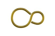 Dörner&Helmer S-Haken 2,3 u. 3,0 mm, Stahl vermessingt SB-Box je