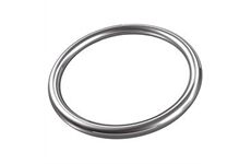 Dörner&Helmer Runde Ringe 8 mm, Edelstahl 2 Stück
