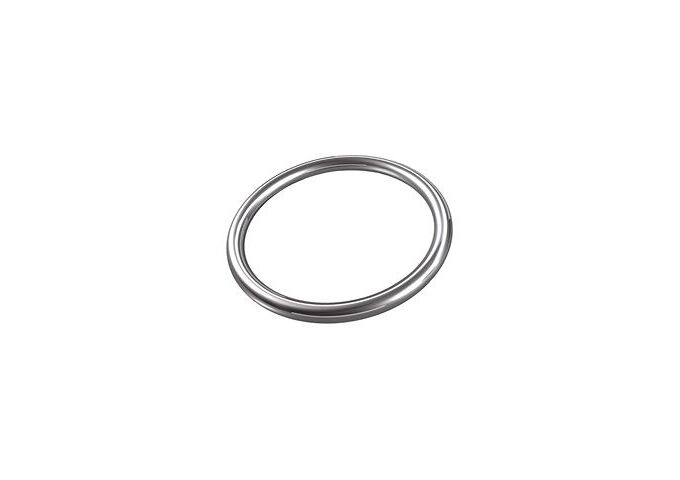 Dörner&Helmer Runde Ringe 8 mm, Edelstahl 2 Stück