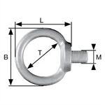  Ringschraube ähnlich DIN 580 M-10 mm verz., SB-Box