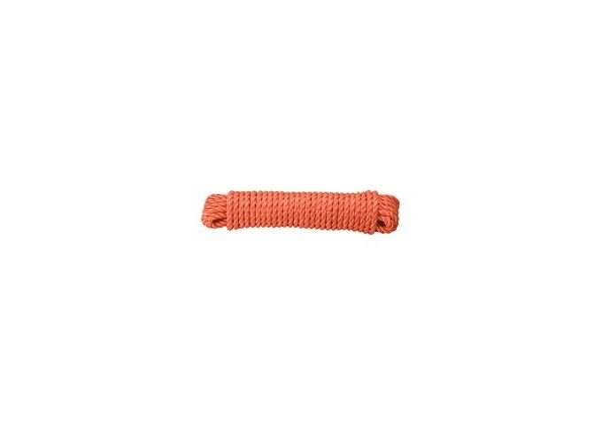 Dörner&Helmer PP-Seil 3-schaftig orange 8,0 mm, 10 m (Docke)