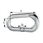 Dörner&Helmer Notglied Stahl verzinkt 6 mm, SB-Box 2 Stück