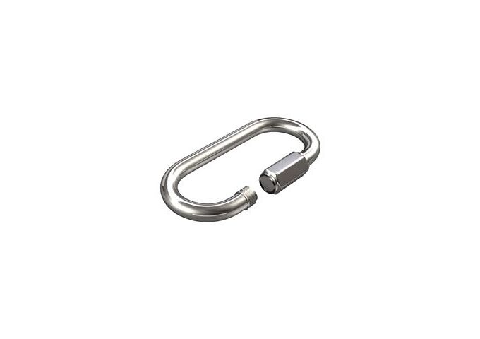 Dörner&Helmer Notglied m. Schraube Edelstahl 4 mm, B-Box 2 Stück
