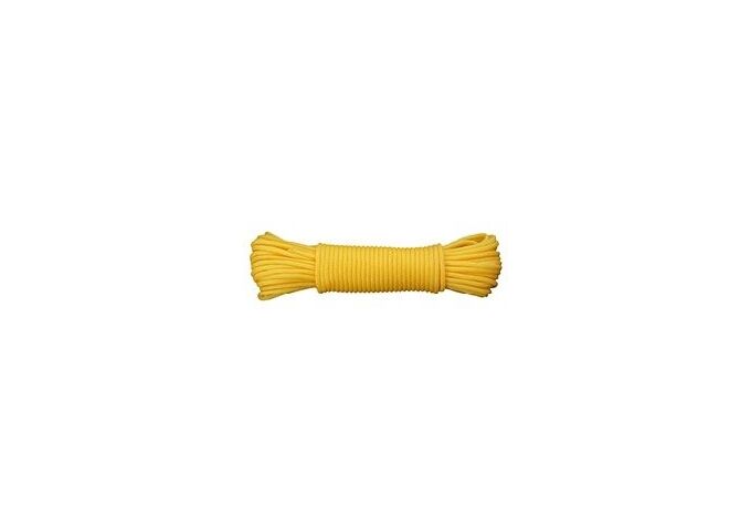 Dörner&Helmer KS-Wäscheleine geflochten 5,0 mm, gelb, 20 m (Dock