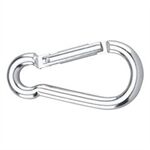 Dörner&Helmer Karabinerhaken Alu silber elox 8x80mm, SB-Box 2 St