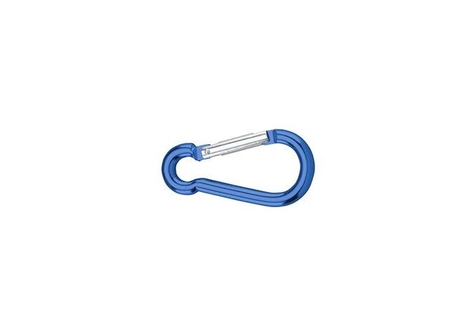 Dörner&Helmer Karabinerhaken Alu blau elox. 8x80mm, SB-Box 2 Stü