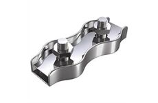 Dörner&Helmer Duplex-Seilklemme 6 mm Edelstahl SB-Box 2 Stück