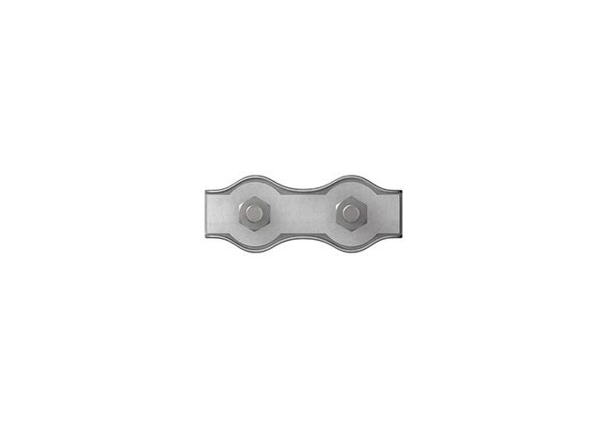 Dörner&Helmer Duplex-Seilklemme 4 mm verzinkt SB-Box 2 Stück