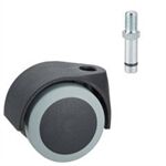Dörner&Helmer Doppelrolle 50 mm DIN68131, Gew.Stift
