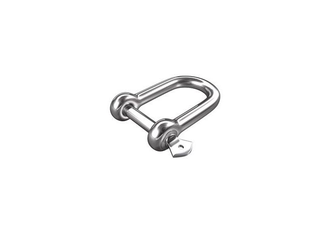 Dörner&Helmer D-Schäkel gerade Edelstahl 5x20x10mm, SB-Box 2 Stü