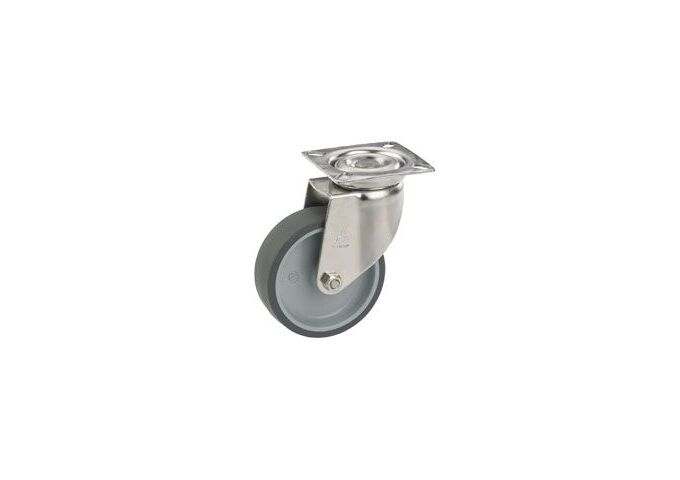 Dörner&Helmer App.-Lenkrolle 50x18mm Gl Platte 60x60 mm, Dohepre