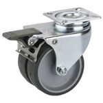 Dörner&Helmer App.-Doppelrolle 50x19 mm Gl Platte60x60mm, TF,Doh