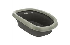 Trixie Be Eco Katzentoilette Carlo, mit Rand, 38 x 17 x 5