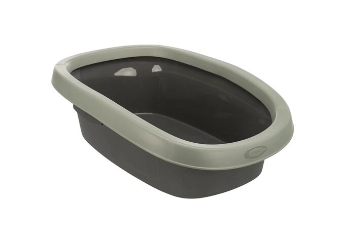 Trixie Be Eco Katzentoilette Carlo, mit Rand, 38 x 17 x 5