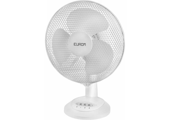 Eurom Tischventi VT12 30 W ca. Ø30cm, Metall, weiß