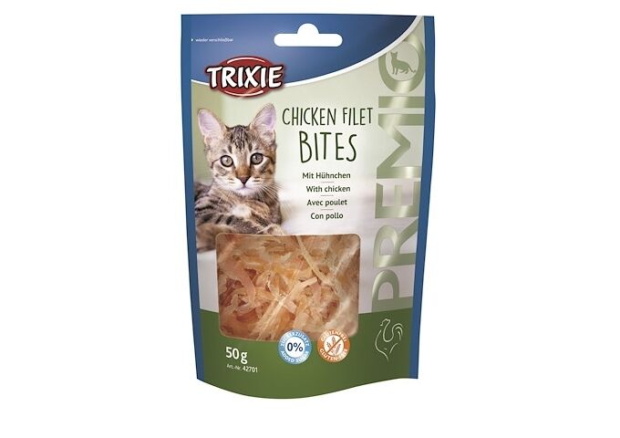 Trixie PREMIO Chicken Filet Bites, Hühnchen, 50 g