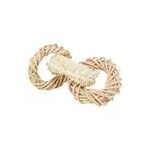 Trixie Luffaring mit Rattan- und Maisblatt-Ring, o 13cm