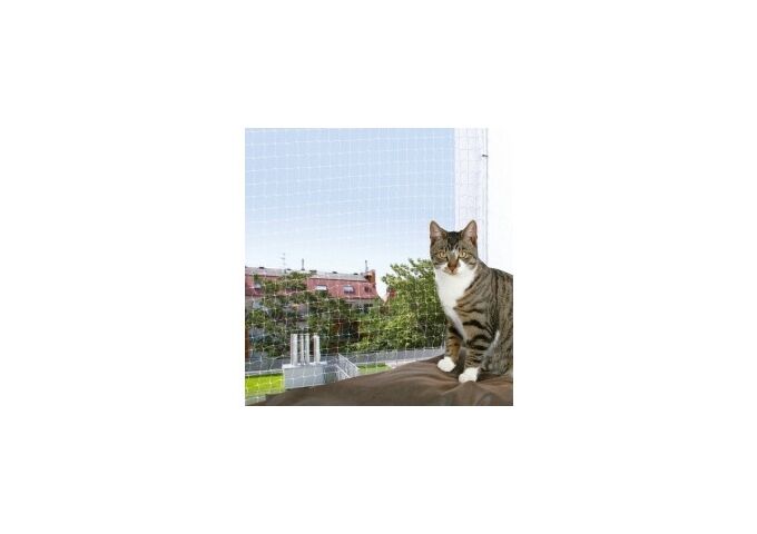 Trixie Cat Protect Netz m. Befest., 4 x 3 m, transparent