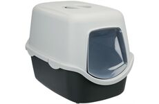 Trixie Katzentoilette Vico, mit Haube 40 40 56 cm, grau