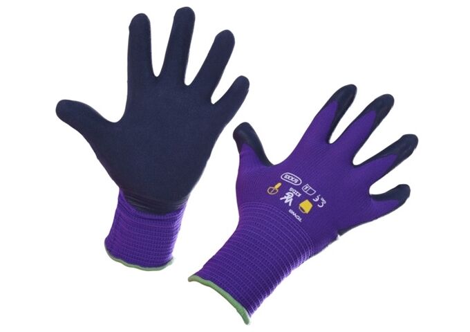 Kerbl Kinderhandschuh TOWA purple 6-8 Jahre, latexbeschi