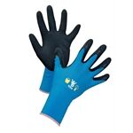 Kerbl Kinderhandschuh aquablau 7-11 Jahre, latexbeschich