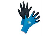 Kerbl Kinderhandschuh aquablau 7-11 Jahre, latexbeschich