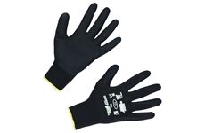Kerbl Handschuh ThinkGreen Pro schwarz, Nitrilschaum Gr.