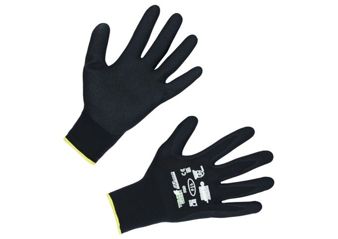 Kerbl Handschuh ThinkGreen Pro schwarz Nitrilschaum Gr 1