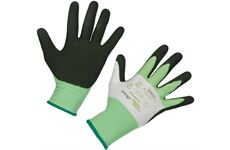 Kerbl Handschuh ThinkGreen Allround grün-weiß, Latexscha