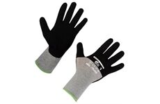 Kerbl Handschuh SG A187, Gr. 10/XL Nitrilbesch., schwarz