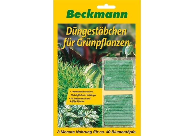 Beckmann BIG Düngestäbchen Grünpflanzen 40 Stück