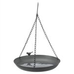 Trixie Vogeltränke hängend, Metall 2.200 ml/Ø 30 cm grau