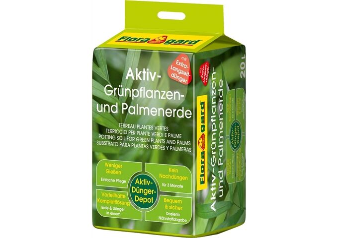 Floragard Grünpflanzen-& Palmenerde 20l